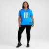 Women's Los Angeles Chargers #11 Cameron Dicker Powder Blue Game Jersey