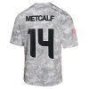 Youth Seattle Seahawks DK Metcalf Arctic Camo 2024 Salute to Service Game Jersey