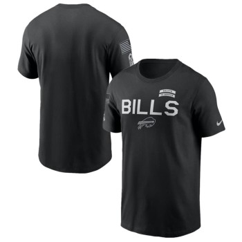 Men's Buffalo Bills Black 2026 Salute to Service Sideline Dri-FIT T-Shirt