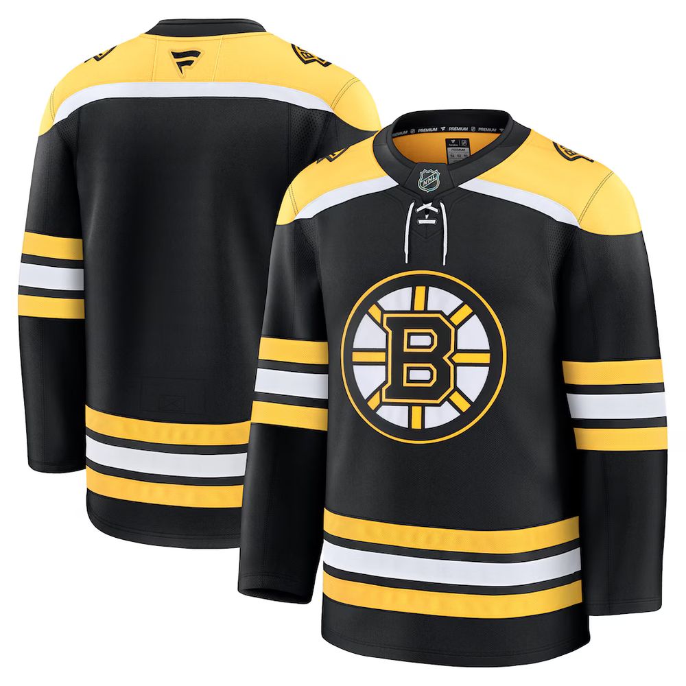 Men's Boston Bruins Black Home Premium Jersey