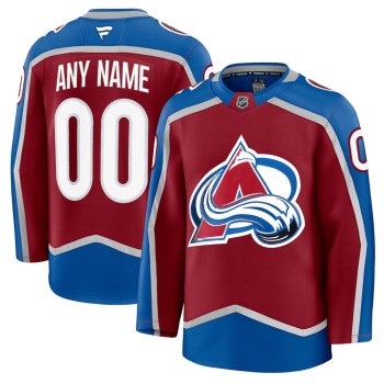 Youth Colorado Avalanche Burgundy Home Custom Jersey Youth Colorado Avalanche Burgundy Home Custom Jersey