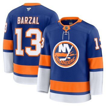 Youth New York Islanders #13 Mathew Barzal Royal Home Jersey