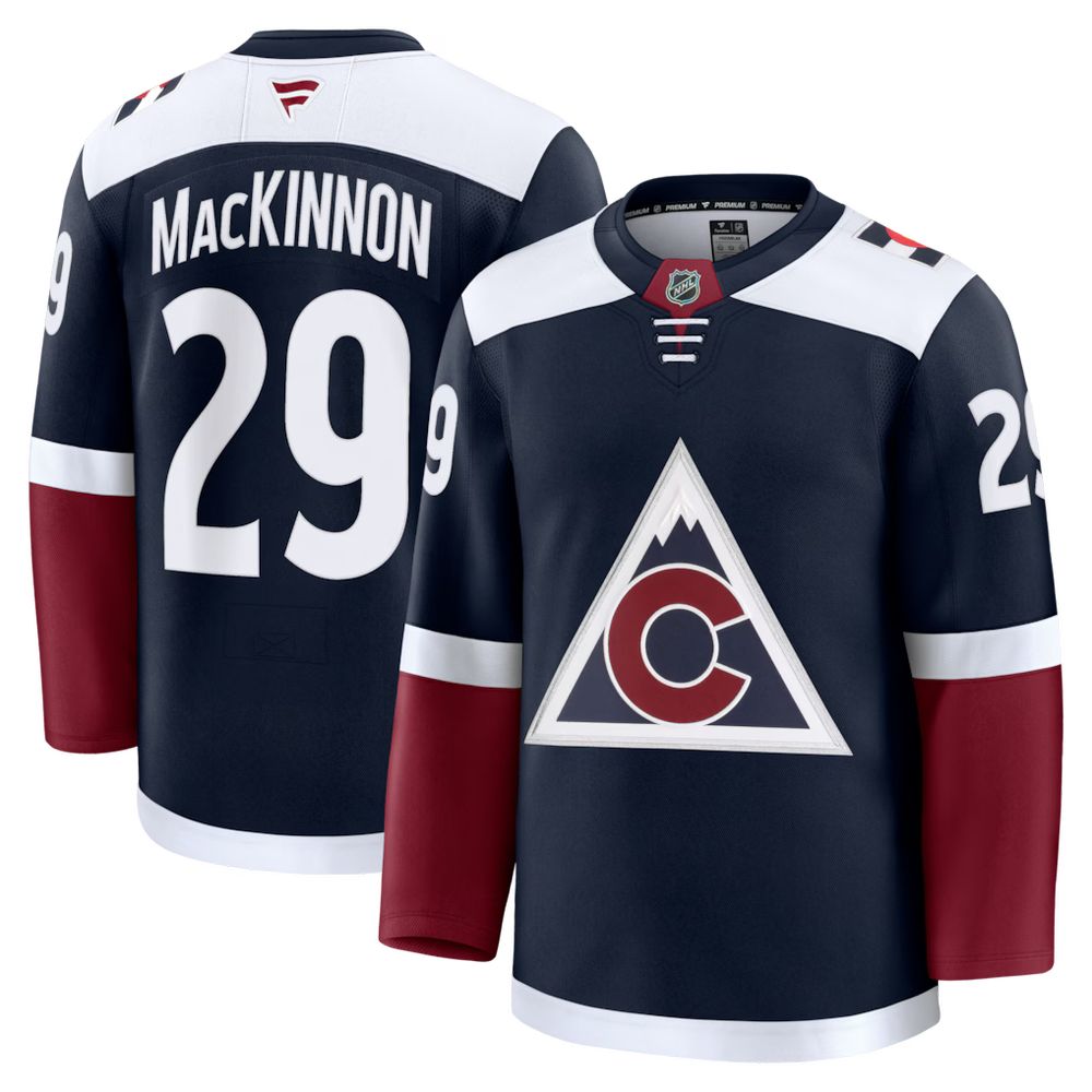 Youth Colorado Avalanche #29 Nathan MacKinnon Navy Alternate Jersey