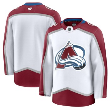 Men's Colorado Avalanche White Away Premium Jersey Men's Colorado Avalanche White Away Premium Jersey