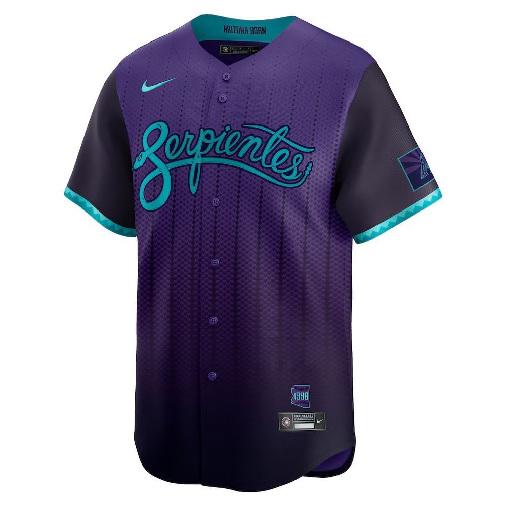 Men's Arizona Diamondbacks #7 Corbin Carroll Nike Purple 2025 City Connect Limited Player Jersey