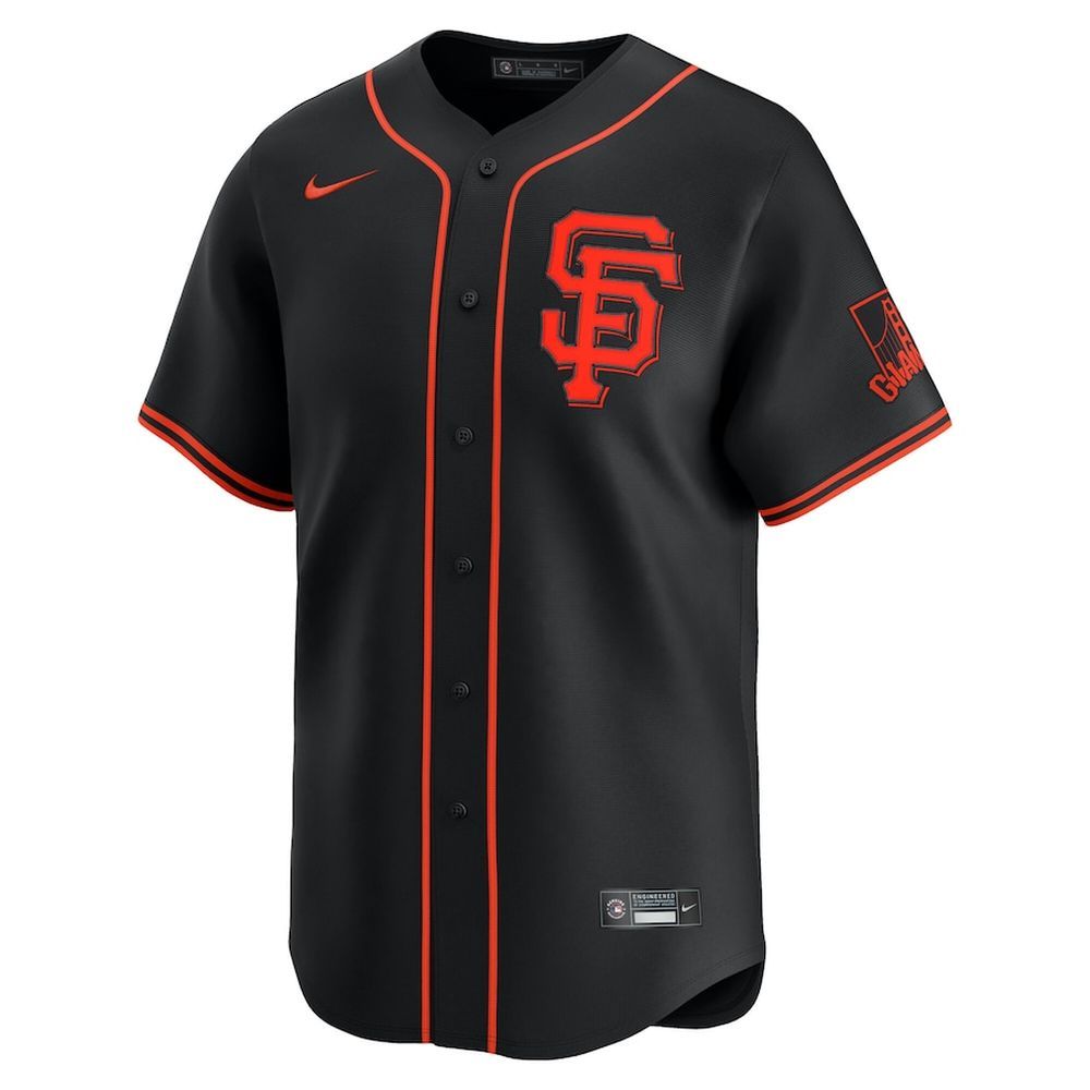 Men's San Francisco Giants #51 Jung Hoo Lee Nike Black Alternate Limited Player Jersey