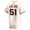 Men's San Francisco Giants #51 Jung Hoo Lee Nike Cream Home Limited Player Jersey