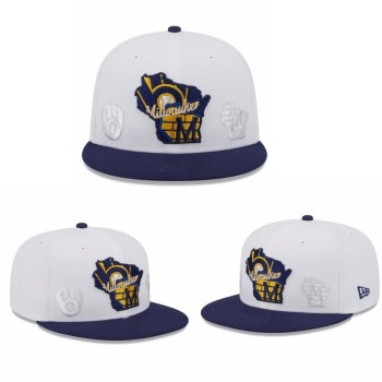 Milwaukee Brewers Snapback Hat Milwaukee Brewers Snapback Hat