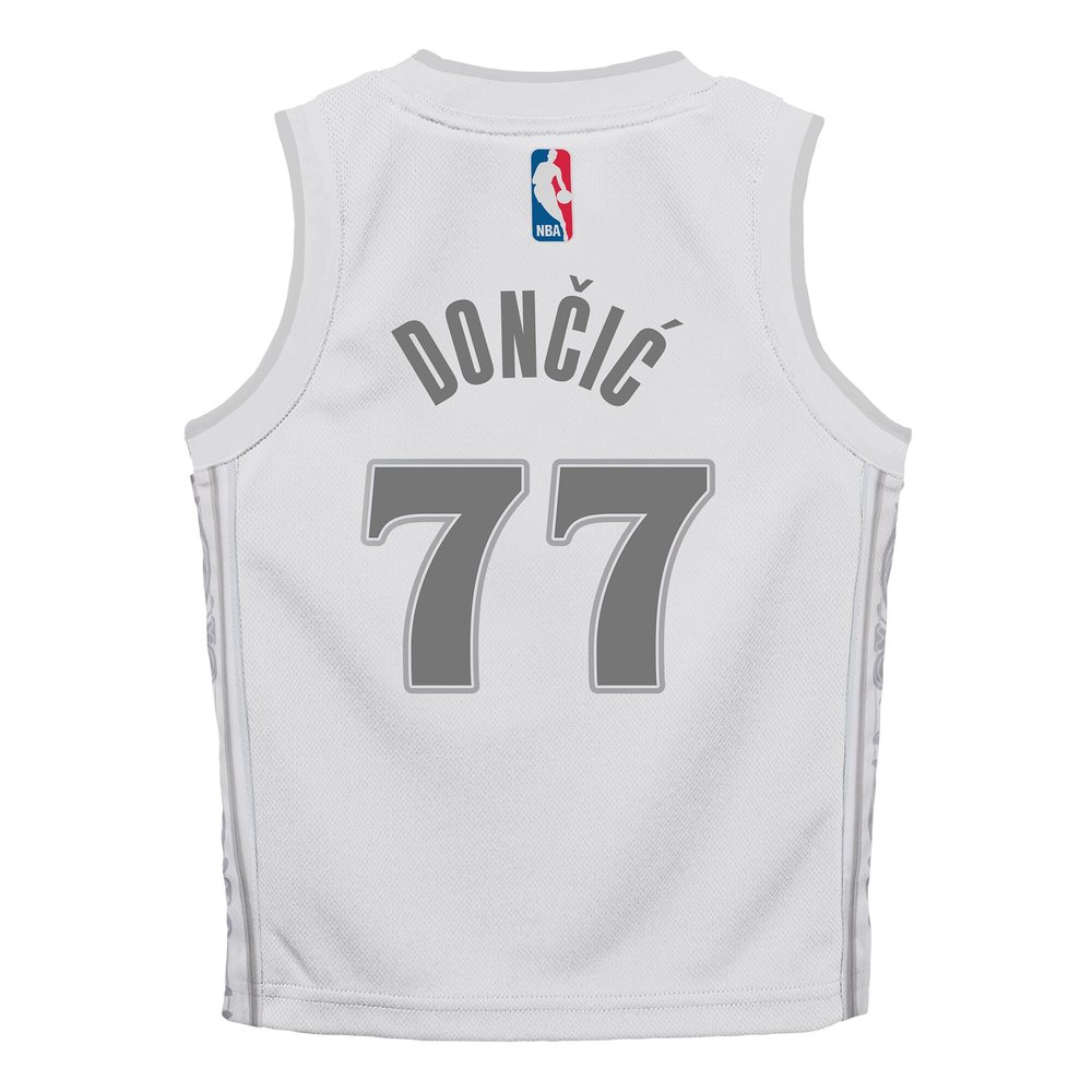 Toddler Dallas Mavericks Luka Don?i? White 2024/25 Swingman Player Jersey - City Edition Toddler Dallas Mavericks Luka Don?i? White 2024/25 Swingman Player Jersey - City Edition