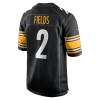 Men's Pittsburgh Steelers Justin Fields Black Game Player Jersey