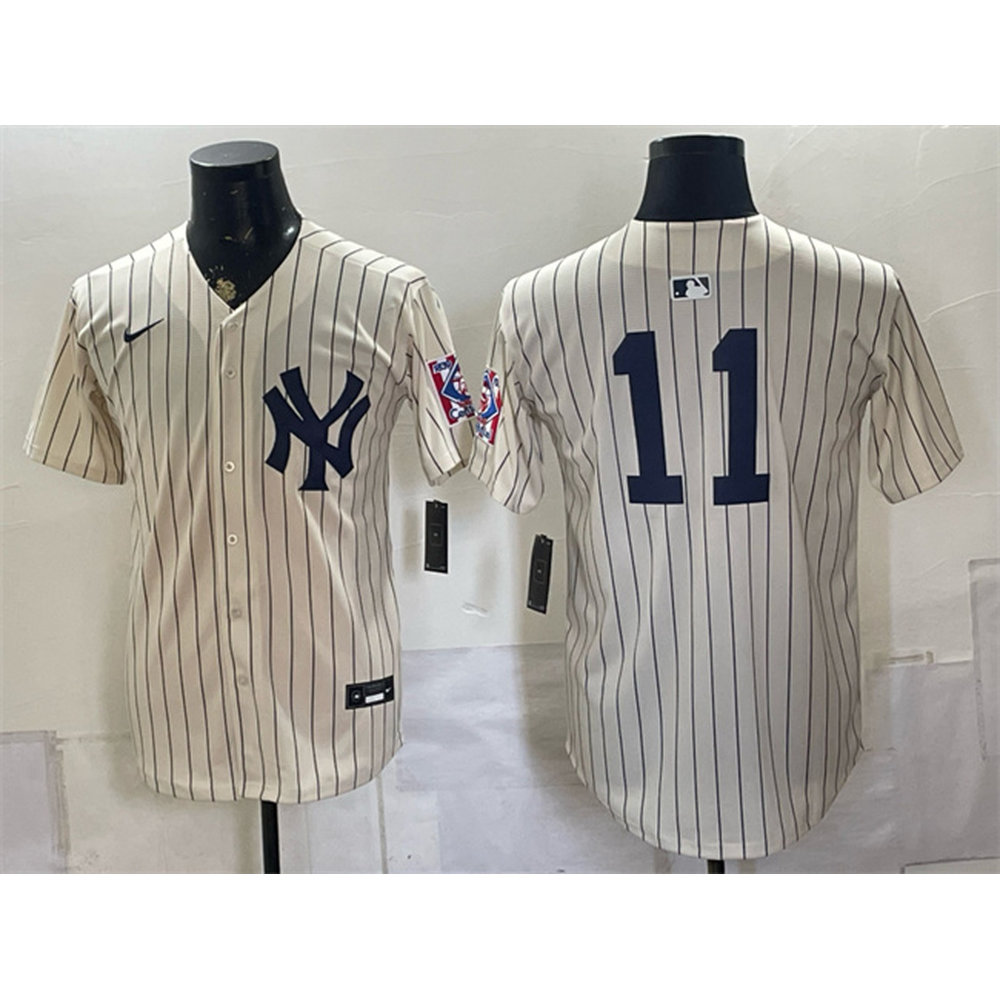 Youth New York Yankees #11 Anthony Volpe Cream 2026 Field of Dreams Stadium Baseball Jersey
