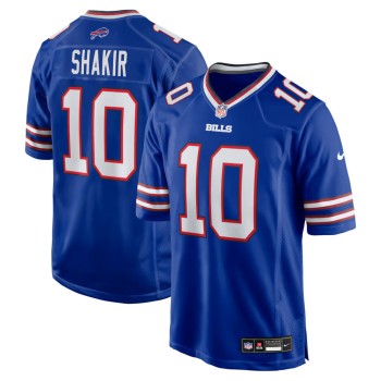 Men's Buffalo Bills #10 Khalil Shakir Nike Royal Game Jersey