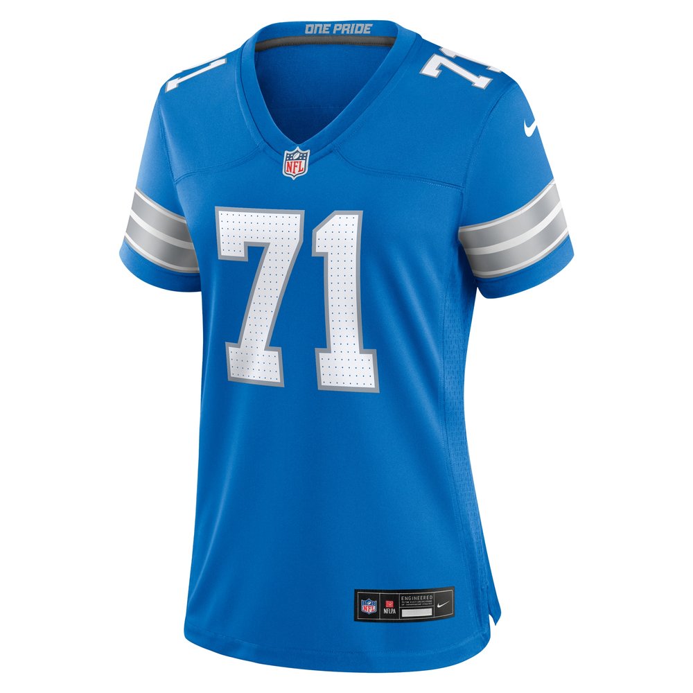 Women's Detroit Lions Kevin Zeitler  Blue Game Jersey