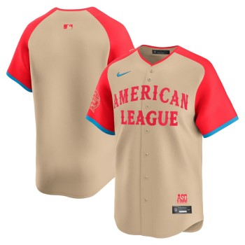 Men's American League Cream 2024 MLB All-Star Game Limited Jersey Men's American League Cream 2024 MLB All-Star Game Limited Jersey