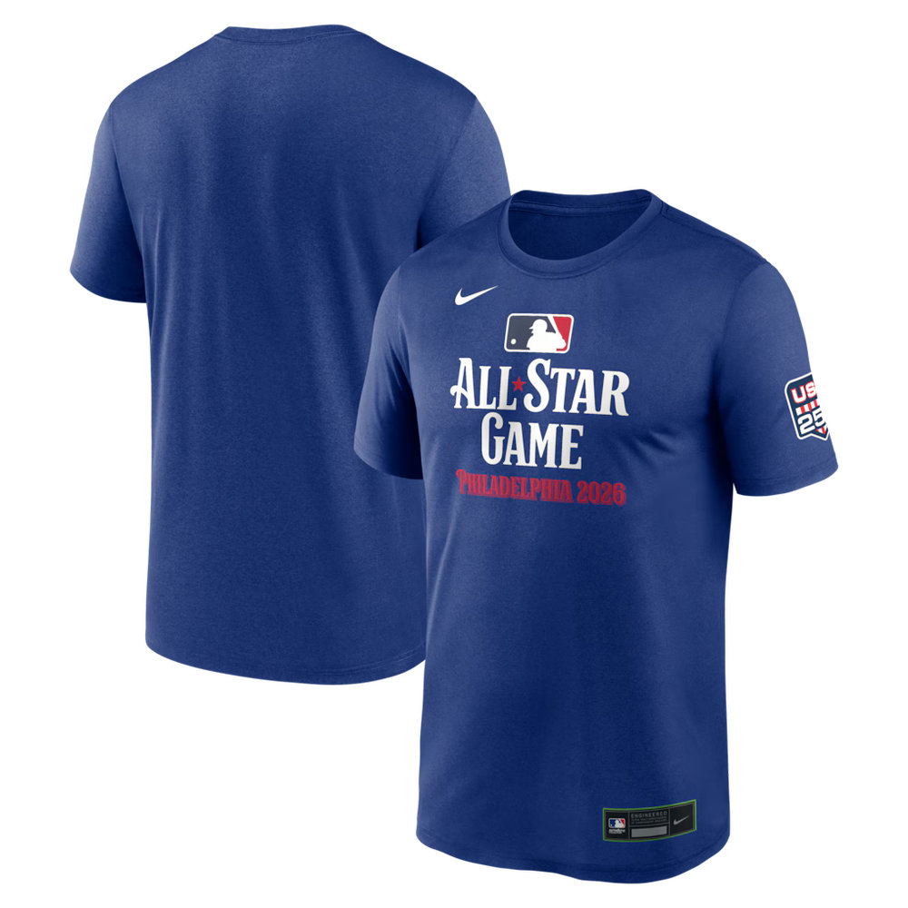 Men's 2026 MLB All-Star Game Nike Royal Authentic Collection USA 250 Legend Dri-FIT T-Shirt Men's 2026 MLB All-Star Game Nike Royal Authentic Collection USA 250 Legend Dri-FIT T-Shirt