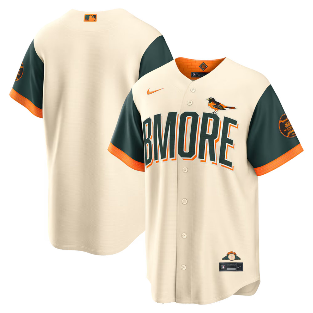 Youth Baltimore Orioles Nike Natural 2026 City Connect Stadium Jersey