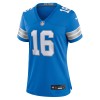 Women's Detroit Lions #16 Jared Goff Blue Game Jersey