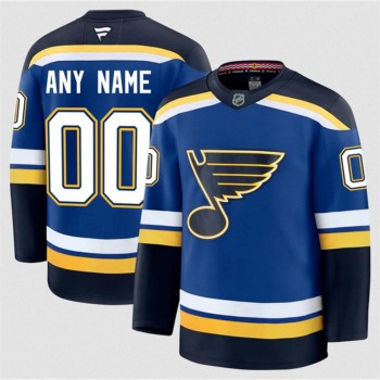 Youth St. Louis Blues Custom Blue 2024-25 Home Stitched Hockey Jersey Youth St. Louis Blues Custom Blue 2024-25 Home Stitched Hockey Jersey