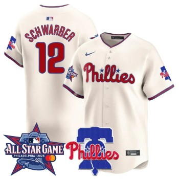 Youth Philadelphia Phillies #12 Kyle Schwarber Cream 2026 MLB All-Star Jersey