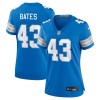 Women's Detroit Lions Jake Bates  Blue Team Game Jersey
