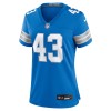 Women's Detroit Lions Jake Bates  Blue Team Game Jersey