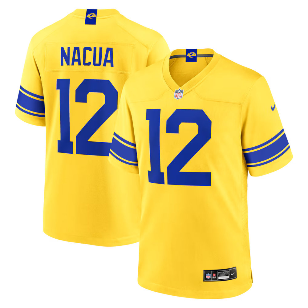 Youth Los Angeles Rams #12 Puka Nacua Nike Classic Sol Game Jersey