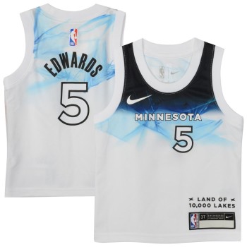 Toddler Minnesota Timberwolves Anthony Edwards White 2024/25 Swingman Player Jersey - City Edition Toddler Minnesota Timberwolves Anthony Edwards White 2024/25 Swingman Player Jersey - City Edition