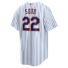 Youth New York Mets #22 Juan Soto White Home Game Player Jersey