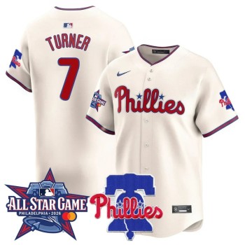 Men's Philadelphia Phillies #7 Trea Turner Cream 2026 MLB All-Star Jersey