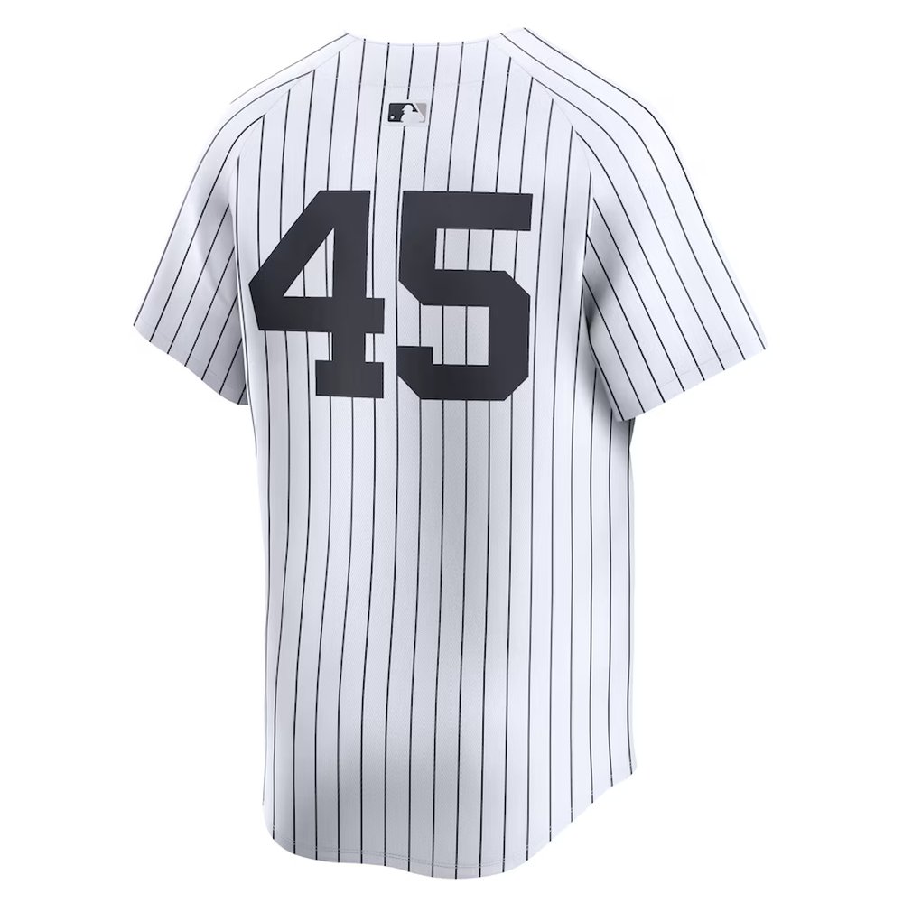 Men's New York Yankees #45 Gerrit Cole White Home Limited Player Jersey