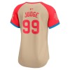Women's American League #99 Aaron Judge Cream 2024 MLB All-Star Game Limited Player Jersey