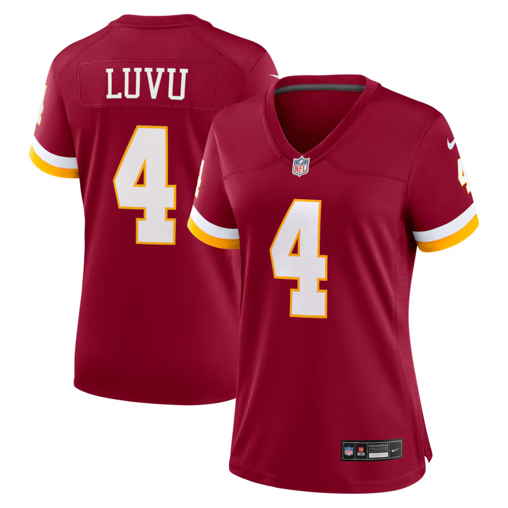 Women's Washington Commanders #4 Frankie Luvu Nike Burgundy Game Jersey