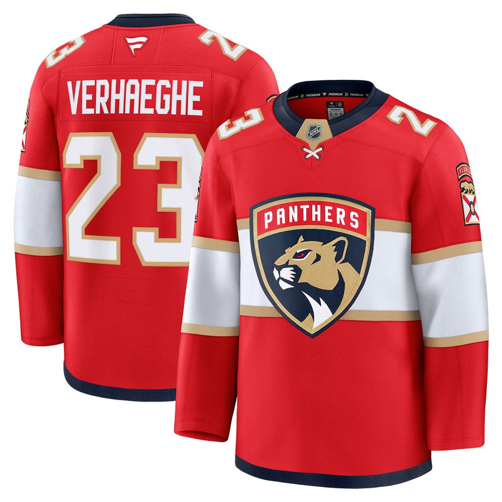 Youth Florida Panthers #23 Carter Verhaeghe Red Jersey Youth Florida Panthers #23 Carter Verhaeghe Red Jersey