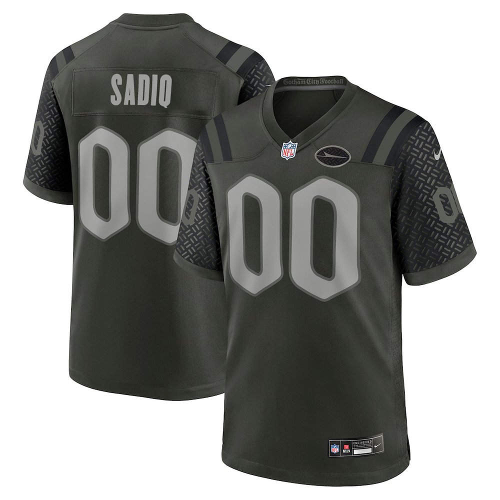 Men's New York Jets Kenyon Sadiq Black 2026 NFL Draft Game Jersey