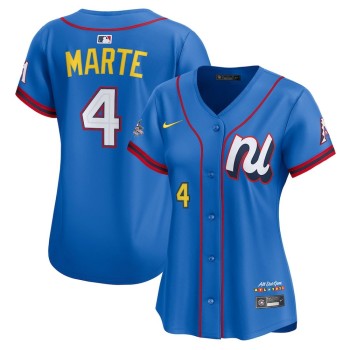 Women's National League #4 Ketel Marte Nike Blue 2025 All-Star Edition Limited Player Jersey