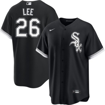Men's Chicago White Sox #26 Korey Lee Black Home Official Player Jersey Men's Chicago White Sox #26 Korey Lee Black Home Official Player Jersey