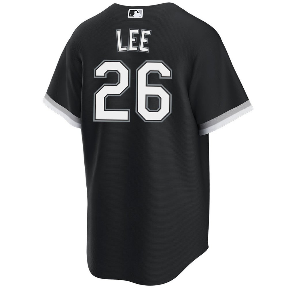 Men's Chicago White Sox #26 Korey Lee Black Home Official Player Jersey