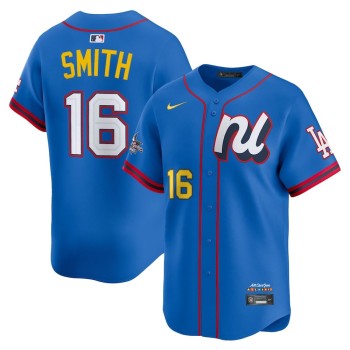 Men's National League #16 Will Smith Nike Blue 2025 All-Star Edition Limited Player Jersey Men's National League #16 Will Smith Nike Blue 2025 All-Star Edition Limited Player Jersey