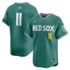 Men's Boston Red Sox #11 Rafael Devers Green 2025 City Connect Limited Player Jersey