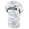 Men's Detroit Lions White 2024 Salute To Service Big & Tall Performance T-Shirt