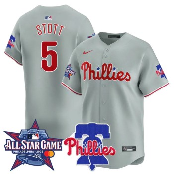 Youth Philadelphia Phillies #5 Bryson Stott Gray 2026 MLB All-Star Jersey