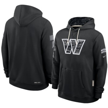Men's Washington Commanders Nike Black 2026 Salute to Service Sideline Dri-FIT Pullover Hoodie Men's Washington Commanders Nike Black 2026 Salute to Service Sideline Dri-FIT Pullover Hoodie