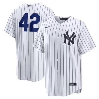 Youth New York Yankees #42 Jackie Robinson Nike White Home 2026 Jackie Robinson Day Replica Jersey