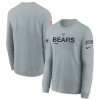 Youth Chicago Bears Gray 2024 Salute To Service Long Sleeve T-Shirt