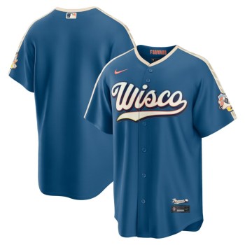 Youth Milwaukee Brewers Nike Mineral Blue 2026 City Connect Stadium Jersey