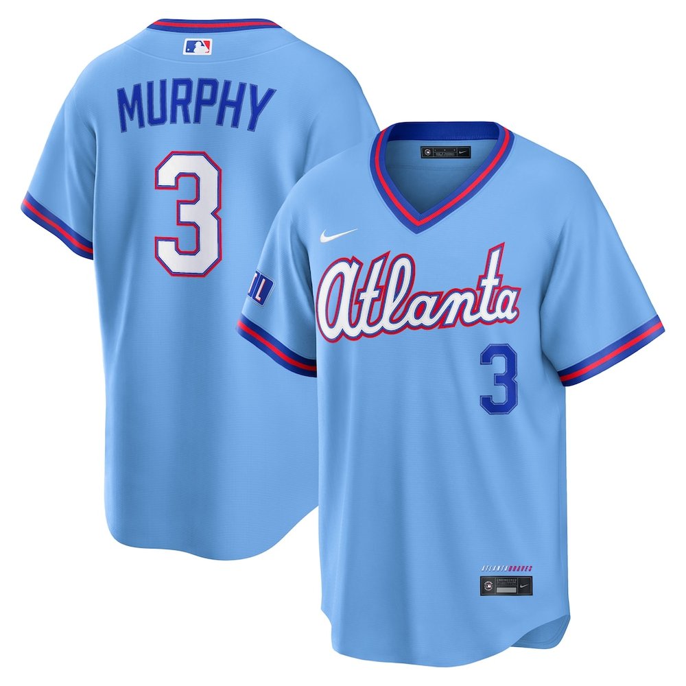 Youth Atlanta Braves #3 Dale Murphy Nike Powder Blue 2026 City Connect Stadium Jersey