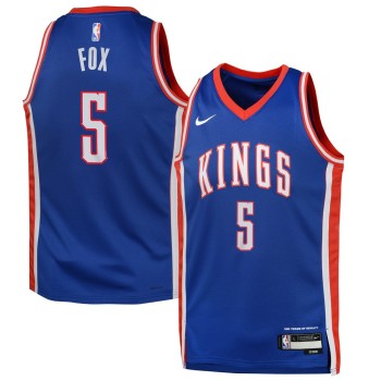 Youth Sacramento Kings De'Aaron Fox Blue 2024/25 Swingman Player Jersey - City Edition Youth Sacramento Kings De'Aaron Fox Blue 2024/25 Swingman Player Jersey - City Edition