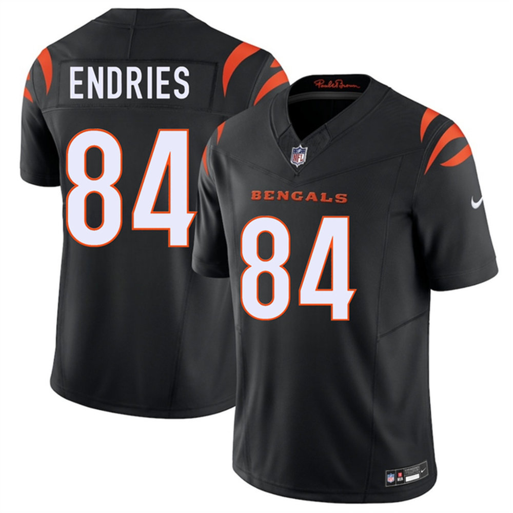 Youth Cincinnati Bengals #84 Jack Endries Black 2026 NFL Draft Vapor F.U.S.E. Limited Jersey