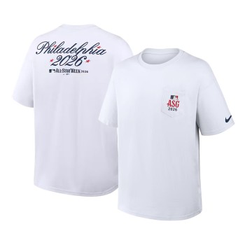 Men's 2026 MLB All-Star Game Nike White Max90 Pocket T-Shirt