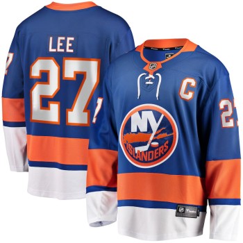 Men's New York Islanders #27 Anders Lee Royal Home Captain Patch Breakaway Player Jersey Men's New York Islanders #27 Anders Lee Royal Home Captain Patch Breakaway Player Jersey